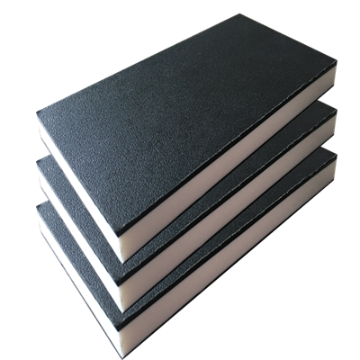 HDPE ploča u dvije boje - bijela na crnoj